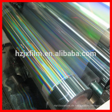 Gute Laser Laminierfolie / Laser Film Regenbogen Haustier Film / nahtlose holographischen Film